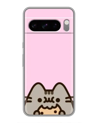 Чехол для TECNO Camon Slim с картинкой «Pusheen и печенье»