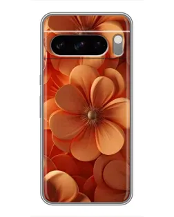 Чехол для TECNO Camon Slim с картинкой «Оранжевый макро цветок»