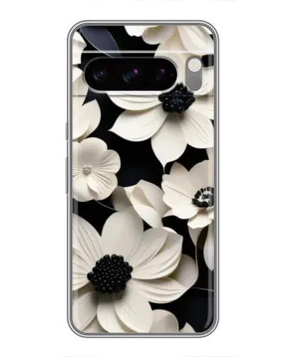 Чехол для TECNO Camon Slim с картинкой «Объемные белые цветы» Чехол для TECNO Camon Slim с картинкой «Объемные белые цветы»