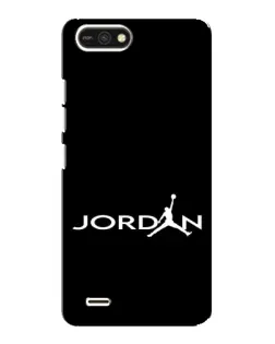 Чехол для TECNO POP 2F с картинкой «Jordan White Logo»