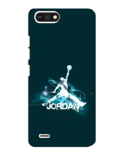 Чехол для TECNO POP 2F с картинкой «Jordan Blue Fire» Чехол для TECNO POP 2F с картинкой «Jordan Blue Fire»