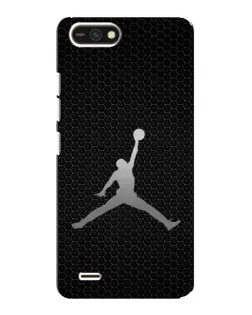Чехол для TECNO POP 2F с картинкой «Jordan Dark Carbon»