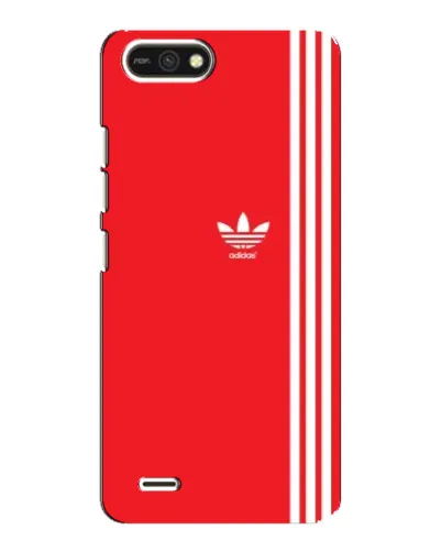 Чохол для TECNO POP 2F з картинкою «Червоний мінімалізм Adidas»