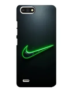 Чохол для TECNO POP 2F з картинкою «Неоновий контур Nike»