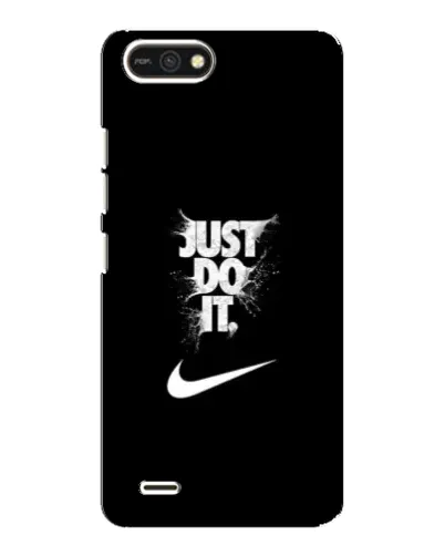 Чехол для TECNO POP 2F с картинкой «Текстовый принт Nike»