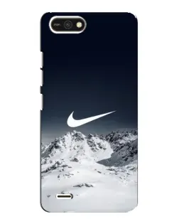 Чехол для TECNO POP 2F с картинкой «Nike — зимние горы»