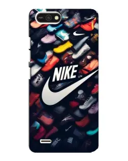 Чехол для TECNO POP 2F с картинкой «Коллекция кроссовок Nike»
