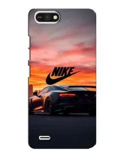 Чехол для TECNO POP 2F с картинкой «Nike и суперкар»