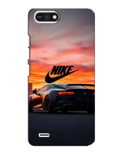 Чехол для TECNO POP 2F с картинкой «Nike и суперкар»