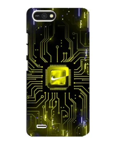Чехол для TECNO POP 2F с картинкой «Nike — золотая искра»