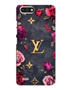 Чохол для TECNO POP 2F з картинкою «Квітковий Louis Vuitton»
