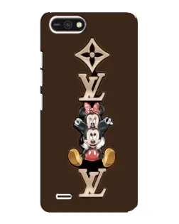 Чохол для TECNO POP 2F з картинкою «LV та Міккі Маус»