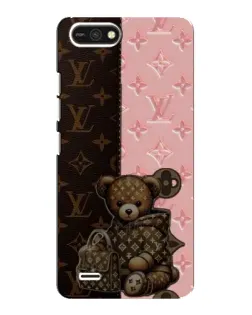 Чохол для TECNO POP 2F з картинкою «Ведмедик у стилі LV»