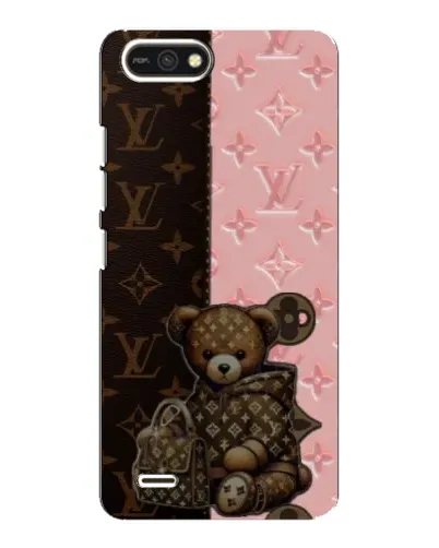 Чохол для TECNO POP 2F з картинкою «Ведмедик у стилі LV»