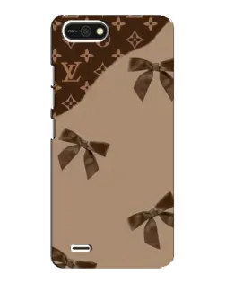 Чохол для TECNO POP 2F з картинкою «LV — кавовий атлас»