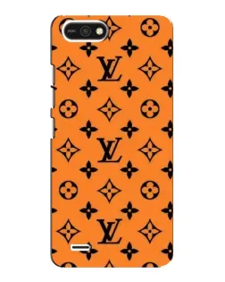 Чохол для TECNO POP 2F з картинкою «Помаранчевий стиль LV»