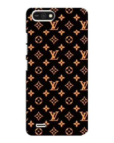Чохол для TECNO POP 2F з картинкою «Золота монограма LV»
