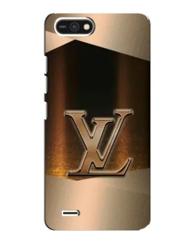 Чохол для TECNO POP 2F з картинкою «LV — золоте сяйво»