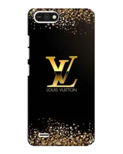 Чохол для TECNO POP 2F з картинкою «LV — золоті іскри»