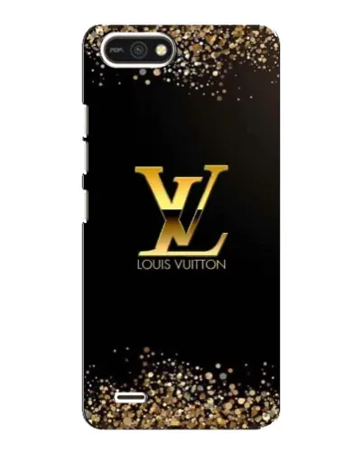 Чохол для TECNO POP 2F з картинкою «LV — золоті іскри»