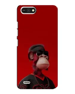 Чохол для TECNO POP 2F з картинкою «Bored Ape в червоному»