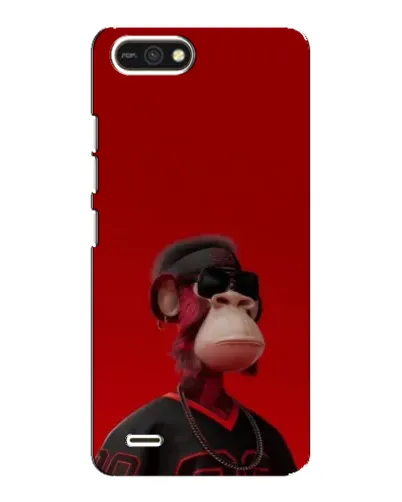 Чохол для TECNO POP 2F з картинкою «Bored Ape в червоному»