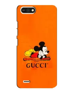 Чехол для TECNO POP 2F с картинкой «Микки Маус Gucci — оранж» Чехол для TECNO POP 2F с картинкой «Микки Маус Gucci — оранж»
