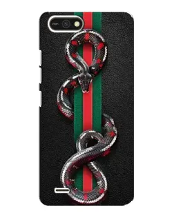 Чехол для TECNO POP 2F с картинкой «Gucci — змея на полосе» Чехол для TECNO POP 2F с картинкой «Gucci — змея на полосе»