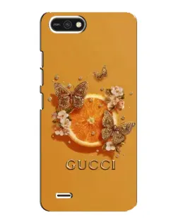 Чехол для TECNO POP 2F с картинкой «Gucci — золотые бабочки» Чехол для TECNO POP 2F с картинкой «Gucci — золотые бабочки»