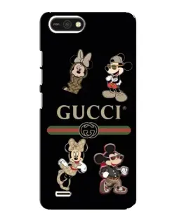 Чехол для TECNO POP 2F с картинкой «Gucci — герои Disney и монограмма» Чехол для TECNO POP 2F с картинкой «Gucci — герои Disney и монограмма»