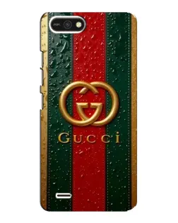 Чехол для TECNO POP 2F с картинкой «Gucci — фирменная полоса и золото» Чехол для TECNO POP 2F с картинкой «Gucci — фирменная полоса и золото»