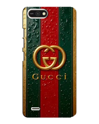 Чехол для TECNO POP 2F с картинкой «Gucci — фирменная полоса и золото» Чехол для TECNO POP 2F с картинкой «Gucci — фирменная полоса и золото»