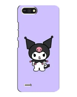 Чохол для TECNO POP 2F з картинкою «Kuromi — ніжний фіолетовий»