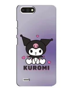 Чохол для TECNO POP 2F з картинкою «Kuromi — фіолетовий арт»