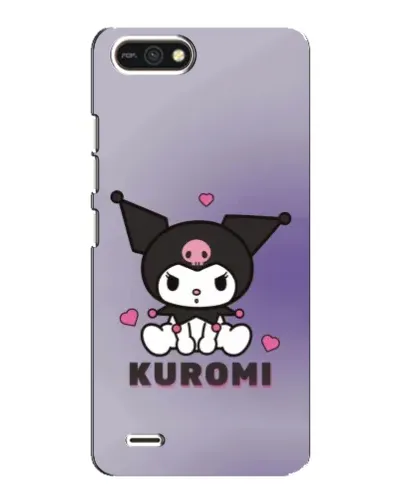 Чохол для TECNO POP 2F з картинкою «Kuromi — фіолетовий арт»