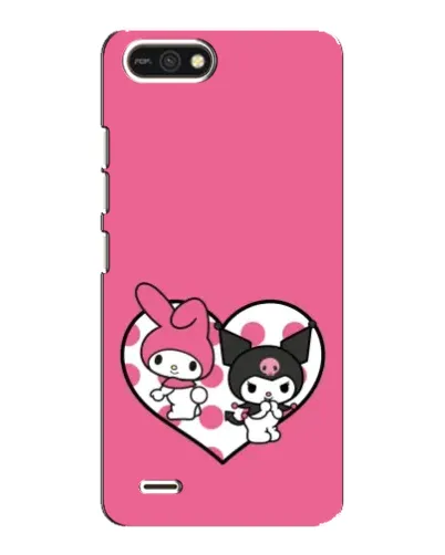 Чохол для TECNO POP 2F з картинкою «Kuromi та My Melody»