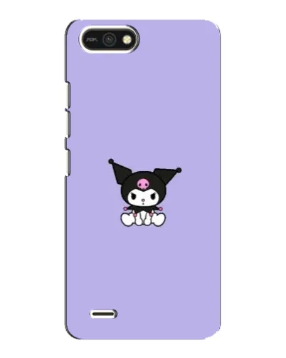 Чохол для TECNO POP 2F з картинкою «Kuromi — фіолетовий мінімалізм»