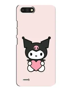 Чохол для TECNO POP 2F з картинкою «Kuromi та серце»