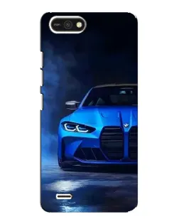 Чохол для TECNO POP 2F з картинкою «Блакитна BMW M4»