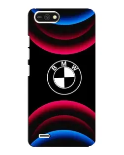 Чохол для TECNO POP 2F з картинкою «Логотип BMW та неонові дуги»