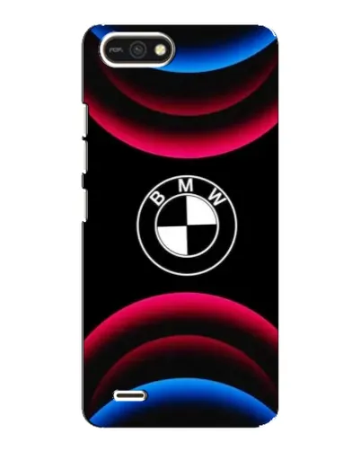 Чохол для TECNO POP 2F з картинкою «Логотип BMW та неонові дуги»
