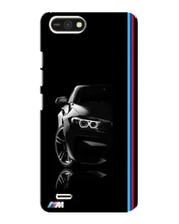 Чохол для TECNO POP 2F з картинкою «Силует BMW в темряві»