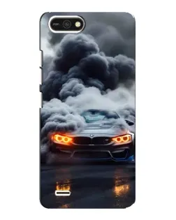Чохол для TECNO POP 2F з картинкою «BMW у диму»