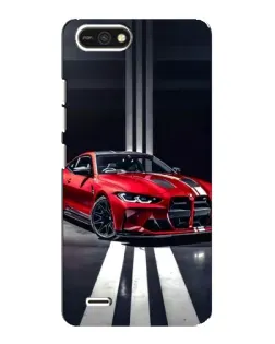 Чохол для TECNO POP 2F з картинкою «Червона BMW на дорозі»