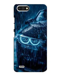 Чехол для TECNO POP 2F с картинкой «BMW под дождем»