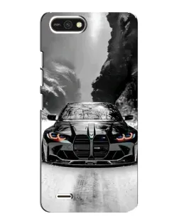 Чехол для TECNO POP 2F с картинкой «BMW — акварельный дрифт»