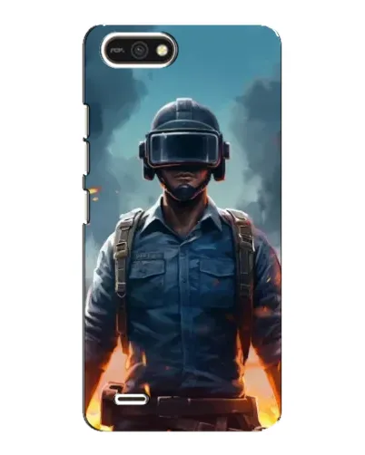 Чохол для TECNO POP 2F з картинкою «PUBG — реалістичний герой»
