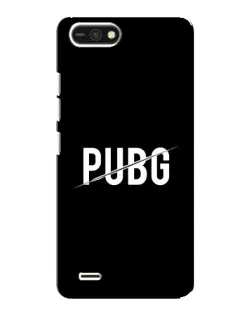 Чохол для TECNO POP 2F з картинкою «PUBG — білий логотип»