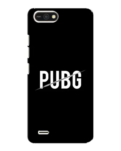 Чохол для TECNO POP 2F з картинкою «PUBG — білий логотип»