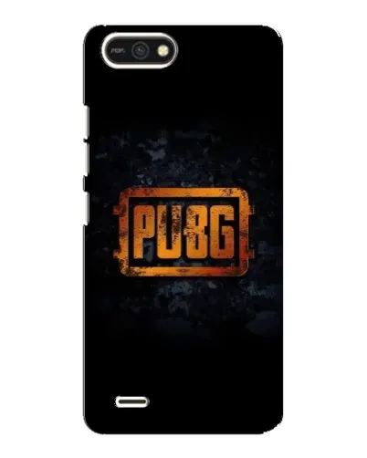 Чохол для TECNO POP 2F з картинкою «PUBG — золотий логотип»